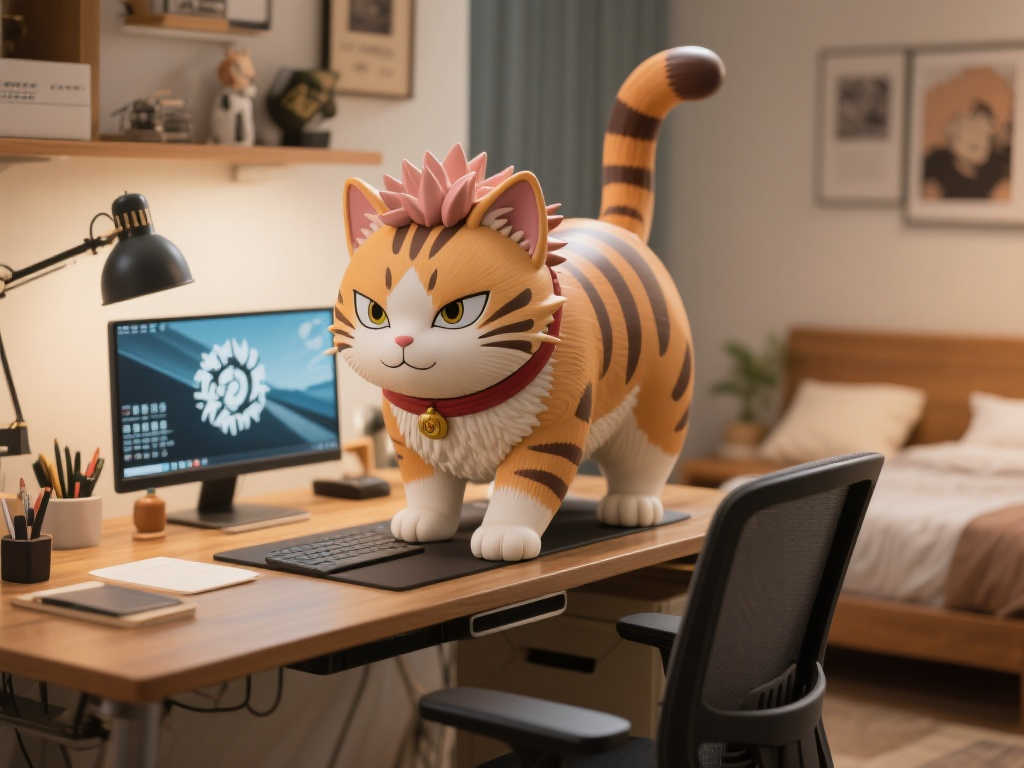 MegaHouse《咒术回战》巨型伏黑甚尔咒术喵软胶收藏模型