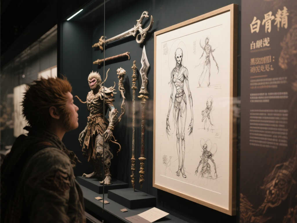 惊艳再现!探秘《黑神话:悟空》与中国美术馆联袂艺术展 惊艳再现!探秘《黑神话:悟空》与中国美术馆联袂艺术展