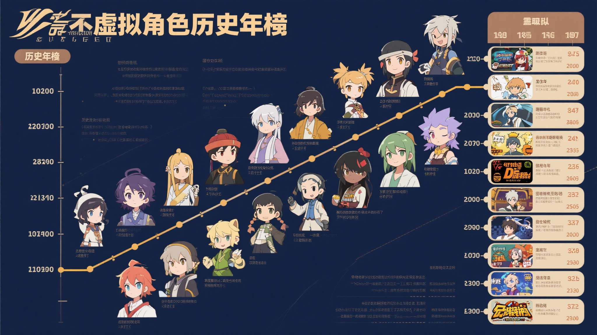 小丸子爷爷只大炭治郎1岁！神人打造虚拟角色历史年表